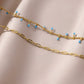 Double Oval & Turquoise Chain
