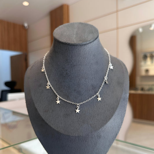 Hanged Star Chain Necklace