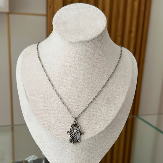 Hamsa Hand Necklace Chain