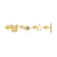 4pcs/set Star, Eye, Butterfly