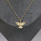 Sparkly Phoenix Pendant Necklace