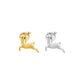 Titanium Tiny Deer Flat Ear Piercing