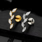Titanium Five Marquise Climber Flat Ear Piercing