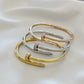 Nail Zircon Bangle