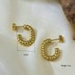 Twisted G Earring Pair