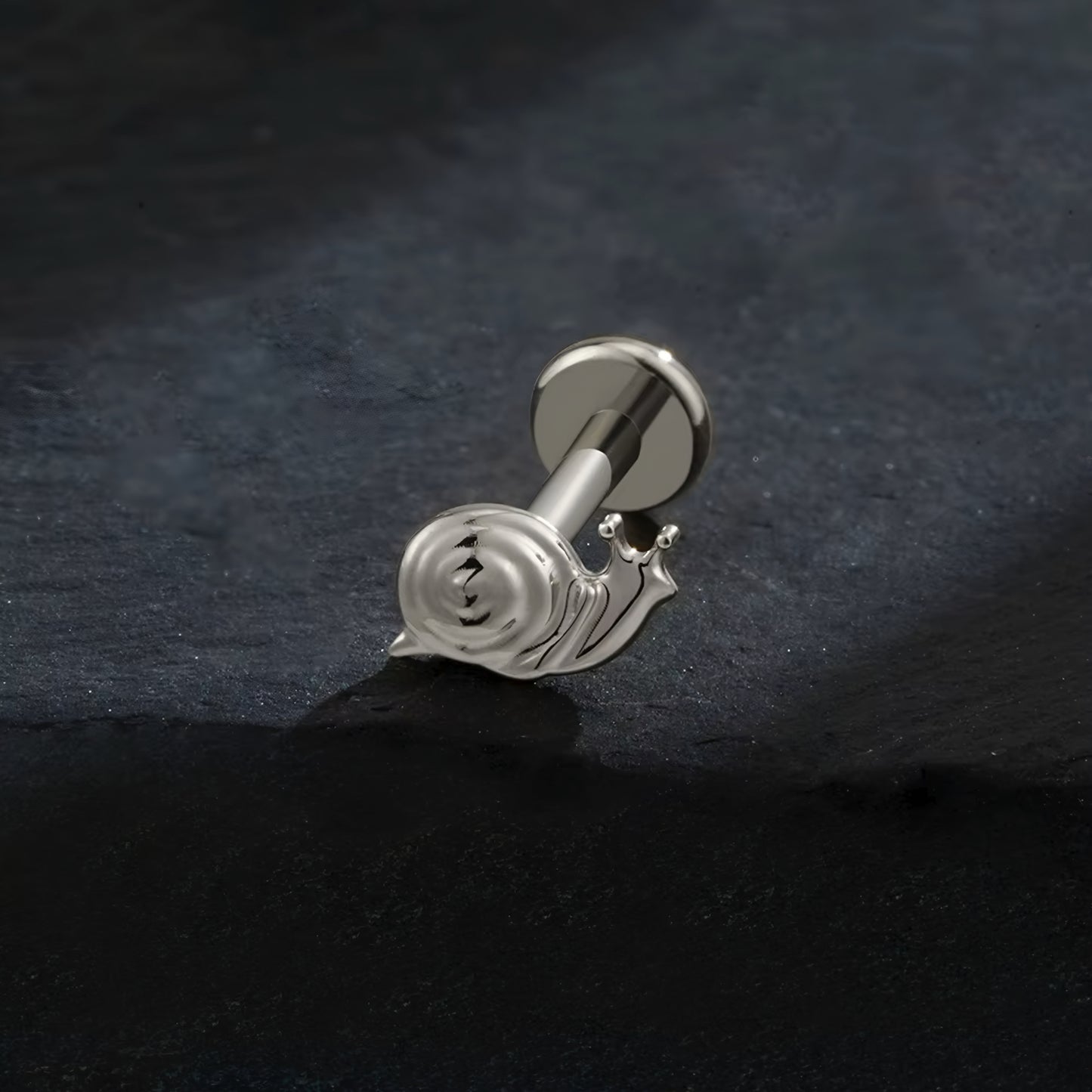 Titanium Tiny Snail Ear Piercing