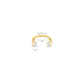 Horse Shoe Pearl Screw Piercing