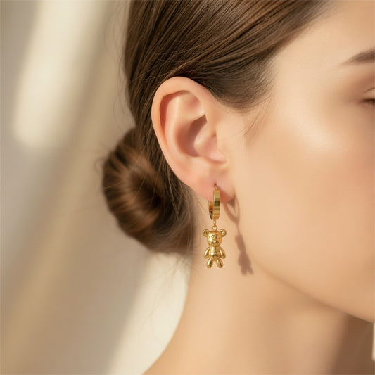Teddy Bear Earring Pair