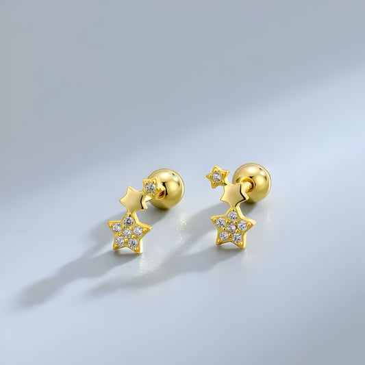 3 Stars Ear Piercing