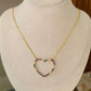 Rainbow Heart Pendant Necklace
