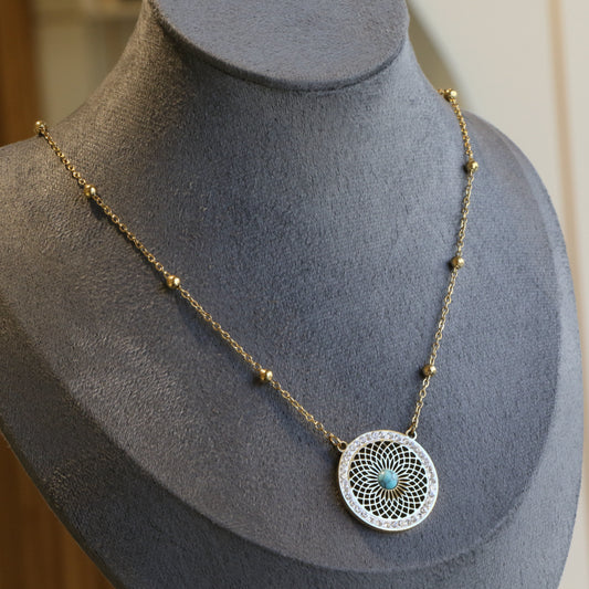 Dream Catcher Necklace Earring Set
