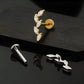Titanium Five Marquise Climber Flat Ear Piercing