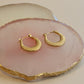 Circle Vintage Earring Pair
