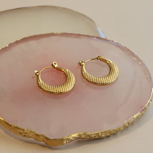Circle Vintage Earring Pair