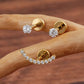 3pcs/set Flat Arc Helix Titanium Ear Piercing