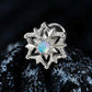 Titanium Tribal Sun Flat Ear Piercing