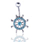 Ship Wheel Belly Piercing