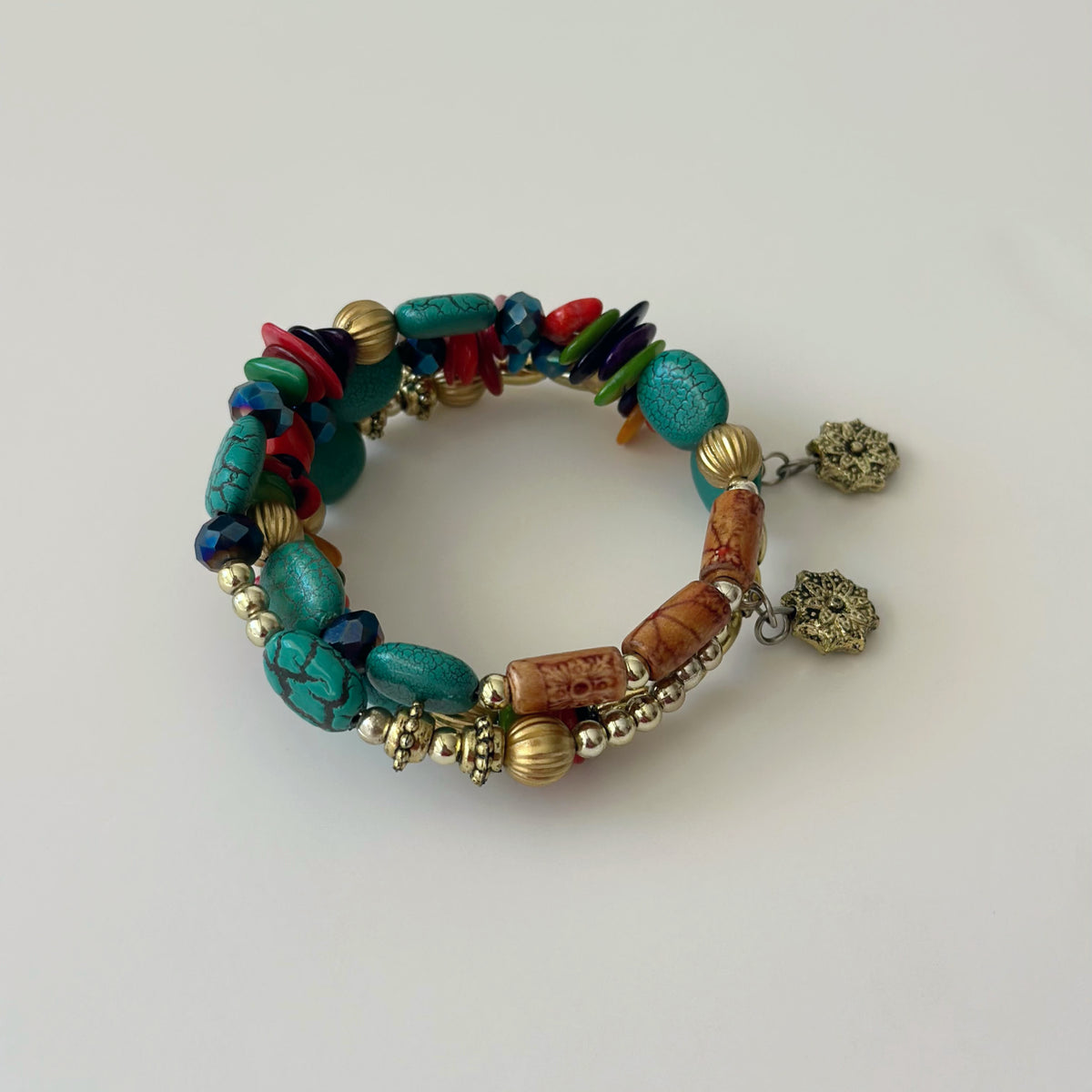 3 Turns Beaded Bracelet