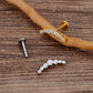 Titanium Curve Cluster Climber Flat Ear Piercing