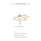 Chain Ring Oval Zircon