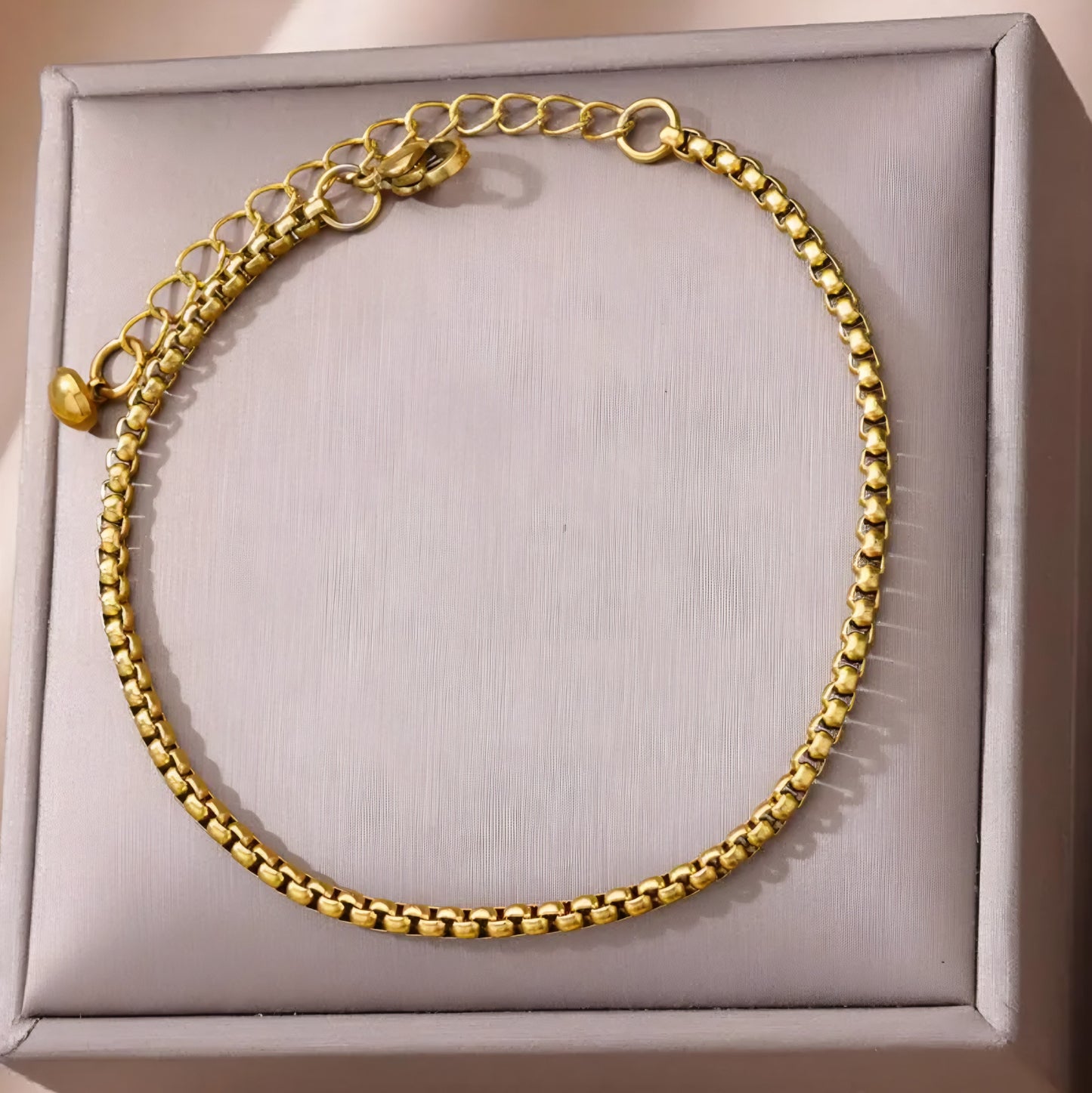 Gold Venetian Chain Anklet