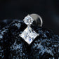 Titanium Square & Round Flat Ear Piercing