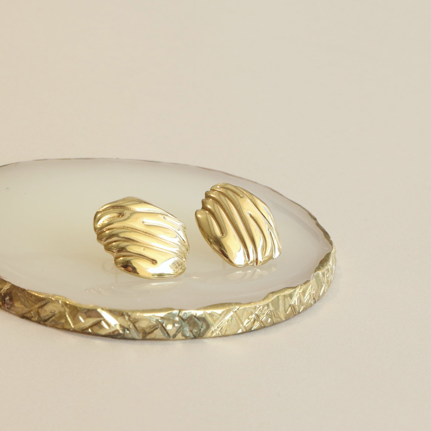 Cold Wave Earring Pair