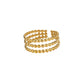 Triplet Bead Adjustable Ring
