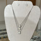 Triple Star Necklace Earring Set