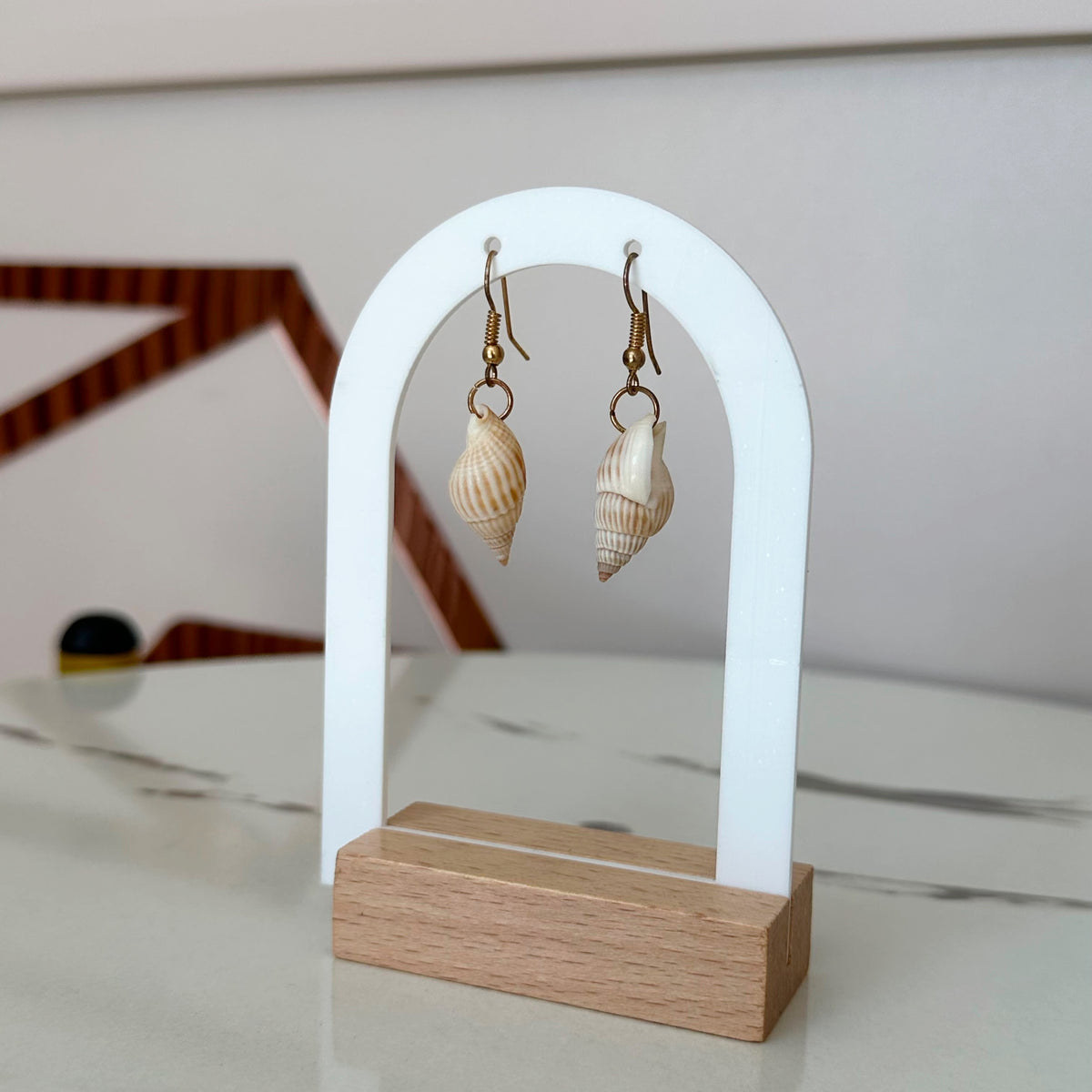 Seashell Earring Pair