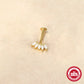 Vertical Helix Crown Flat Ear Piercing