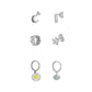 6pcs/set Gold Flower, Star, moon, Seashell