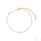 Natural Pearl Thin Chain Anklet