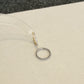 Titanium Zircon Ring Hoop