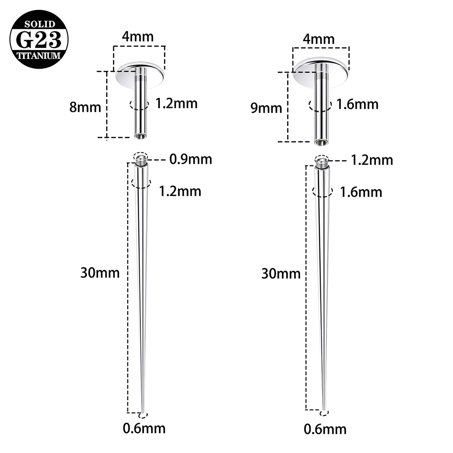 Stainless Steel Piercing Taper Ball Grabber Tools