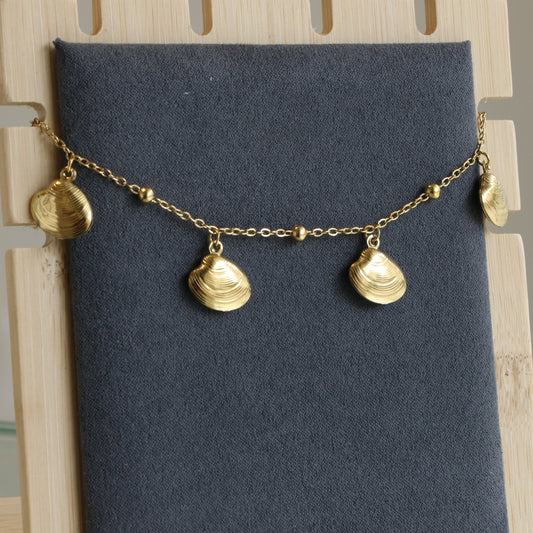 Multi Sea Shell Anklet
