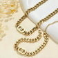 Reverse D Cuban Chain Set