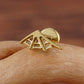 Titanium Spider Web Flat Ear Piercing