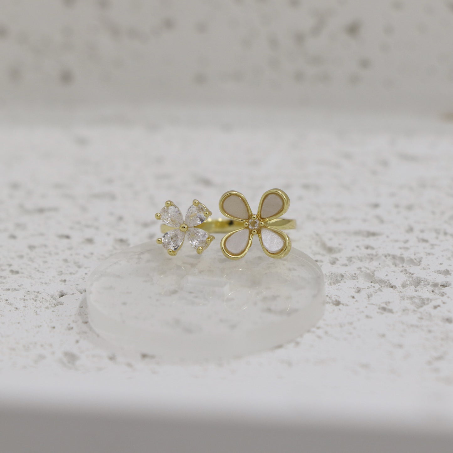 Double Flower Ring