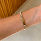 Gold Clear Zircon Tennis Bracelet