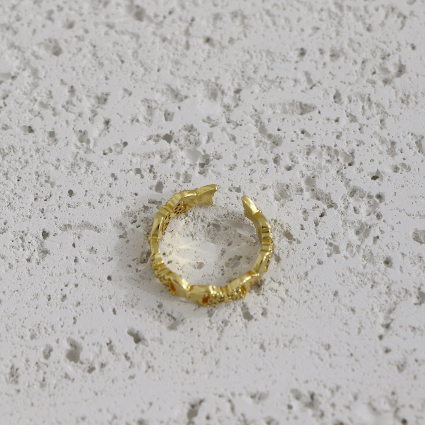 Butterfly Zircon Ring