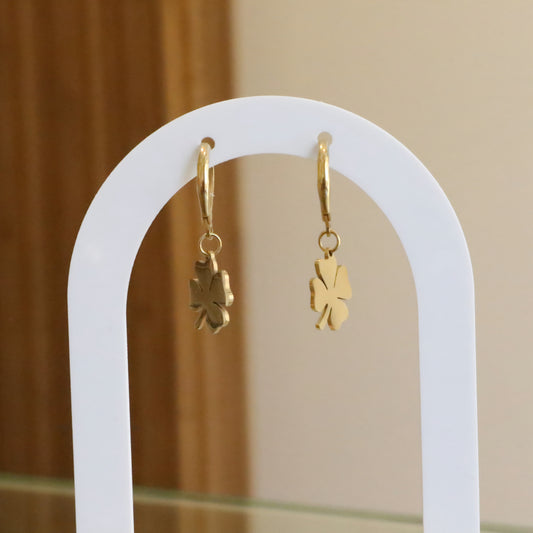Lucky Leaf Earring Pair