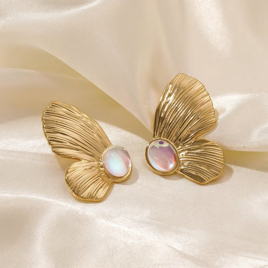 Butterfly Wing Earring Pair