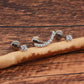 3pcs/set Flat Arc Helix Titanium Ear Piercing