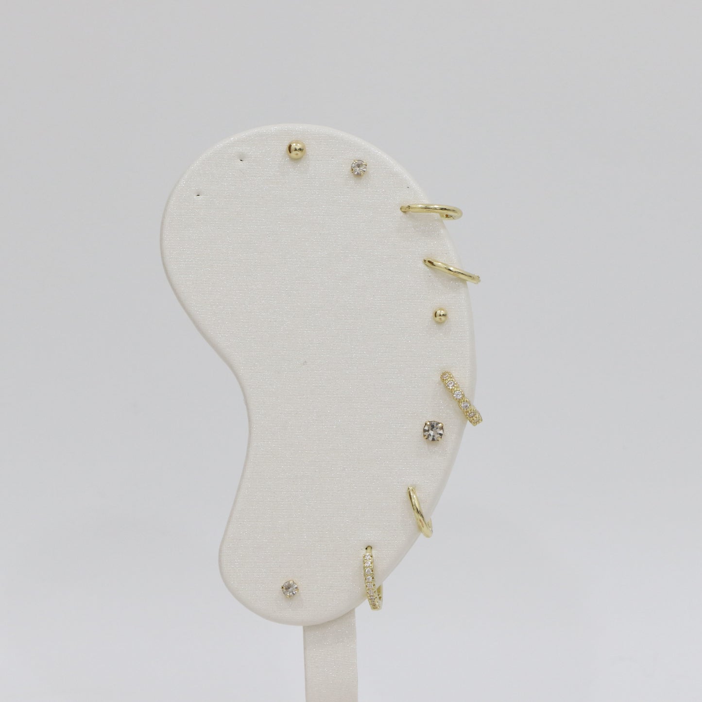 9pcs/set Hoops, Stud Earrings