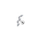 Titanium Five Marquise Climber Flat Ear Piercing