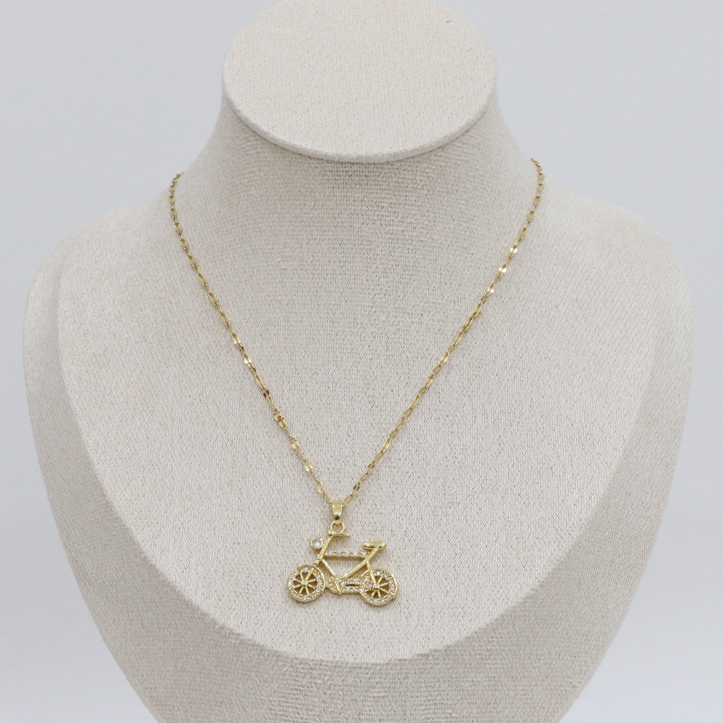 Bicycle Necklace Sequin Chain