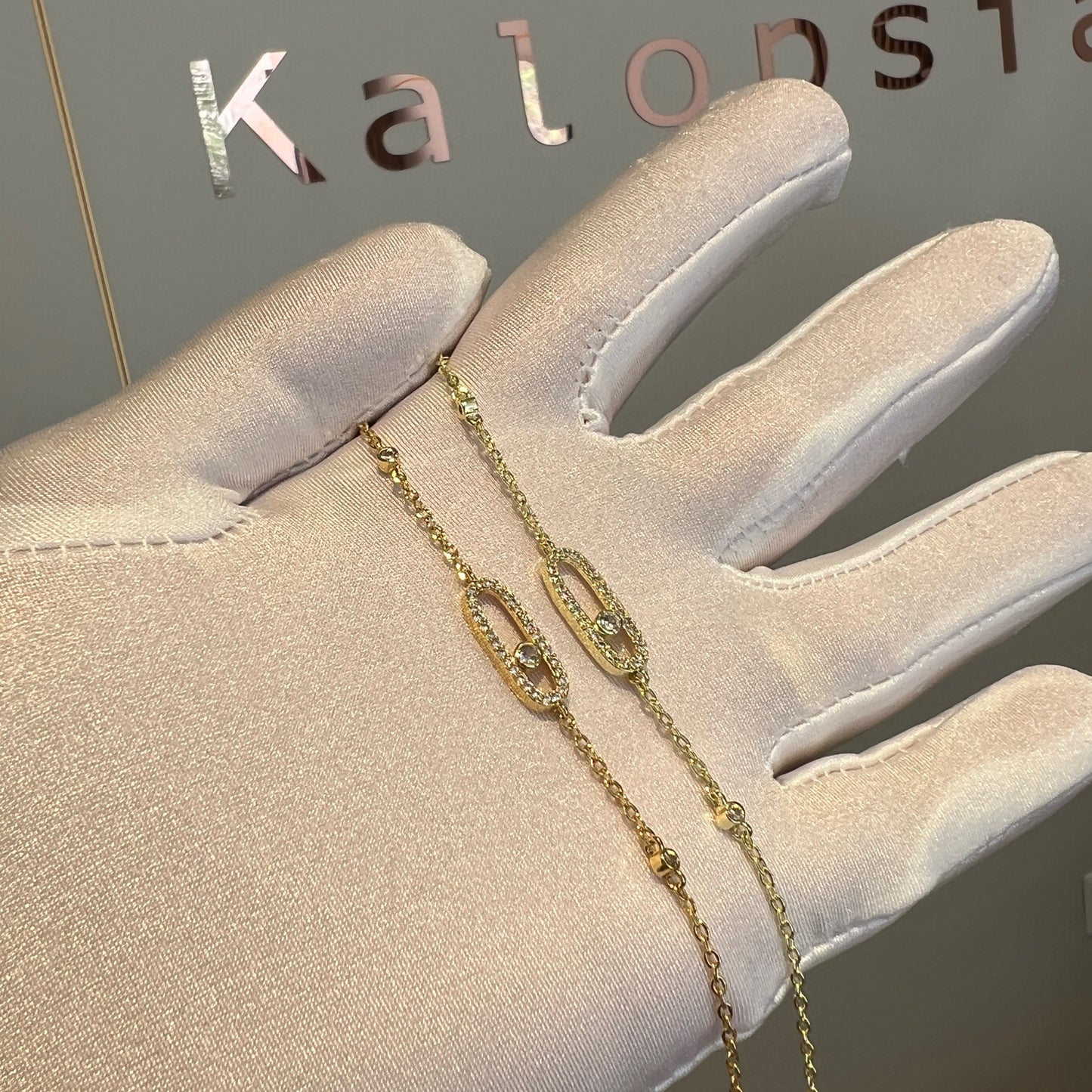 Paper Clip Chain Bracelet