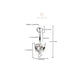 Clear Evil Zircon Belly Piercing