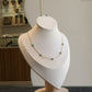 Turquoise Bead Stones Necklace Earring Set